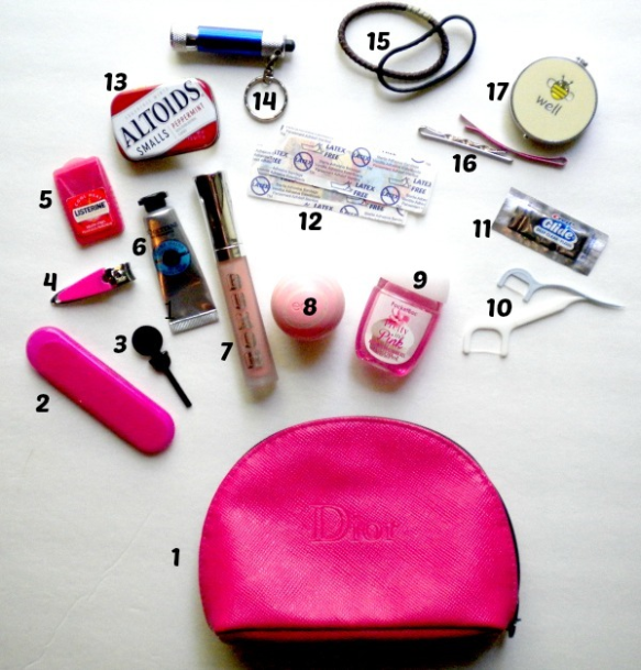 What's In My Bag: Dior Makeup Bag